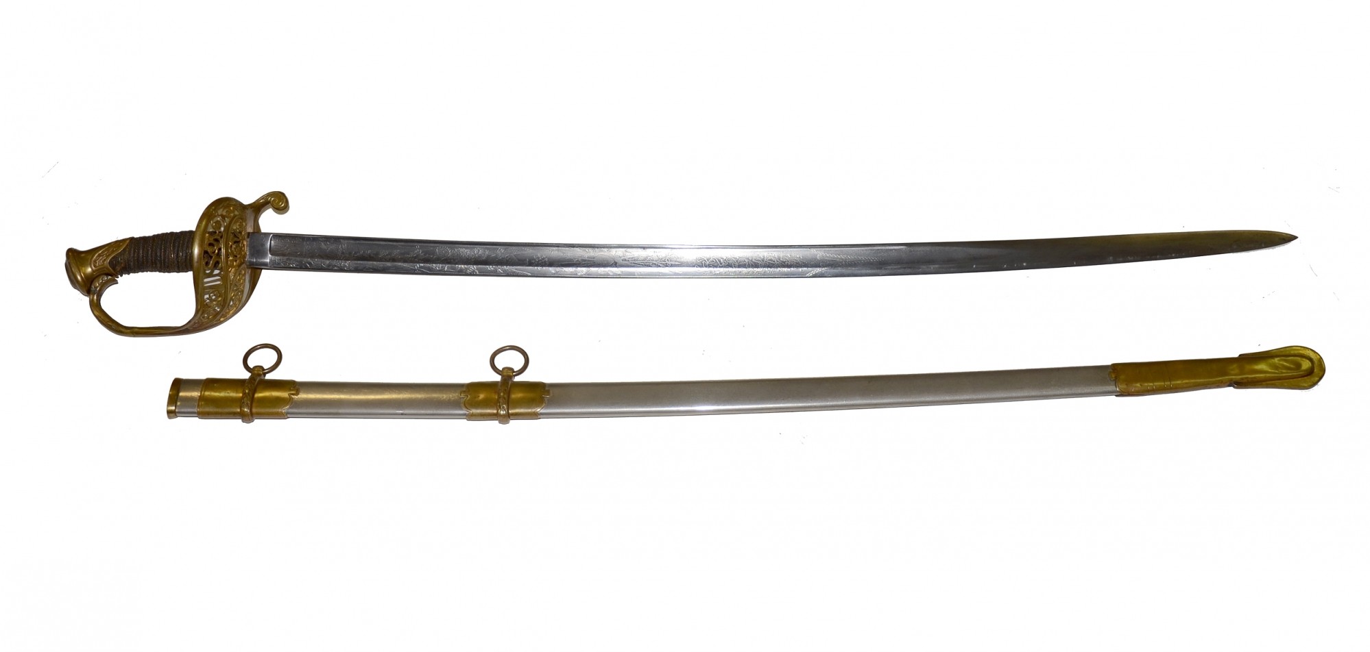 MODEL 1850 STAFF AND FIELD OFFICER’S SWORD ID’D TO 1ST MARYLAND EASTERN