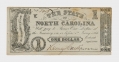 THE STATE OF NORTH CAROLINA $1 NOTE