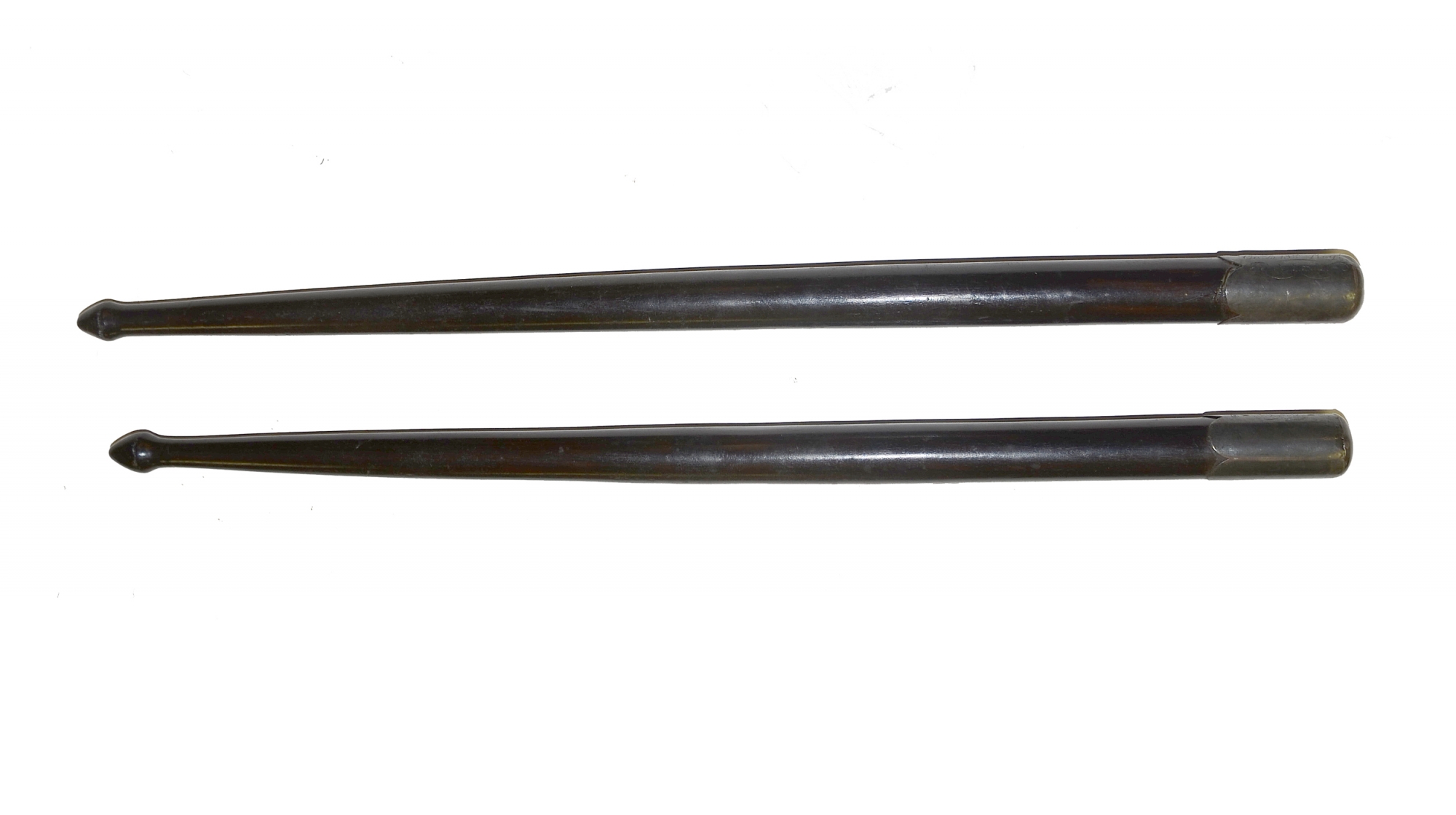 PAIR OF PRESENTATION DRUM STICKS AND CDV -  JESSIE MILLS, 13TH BROOKLYN (51ST NEW YORK INFANTRY)