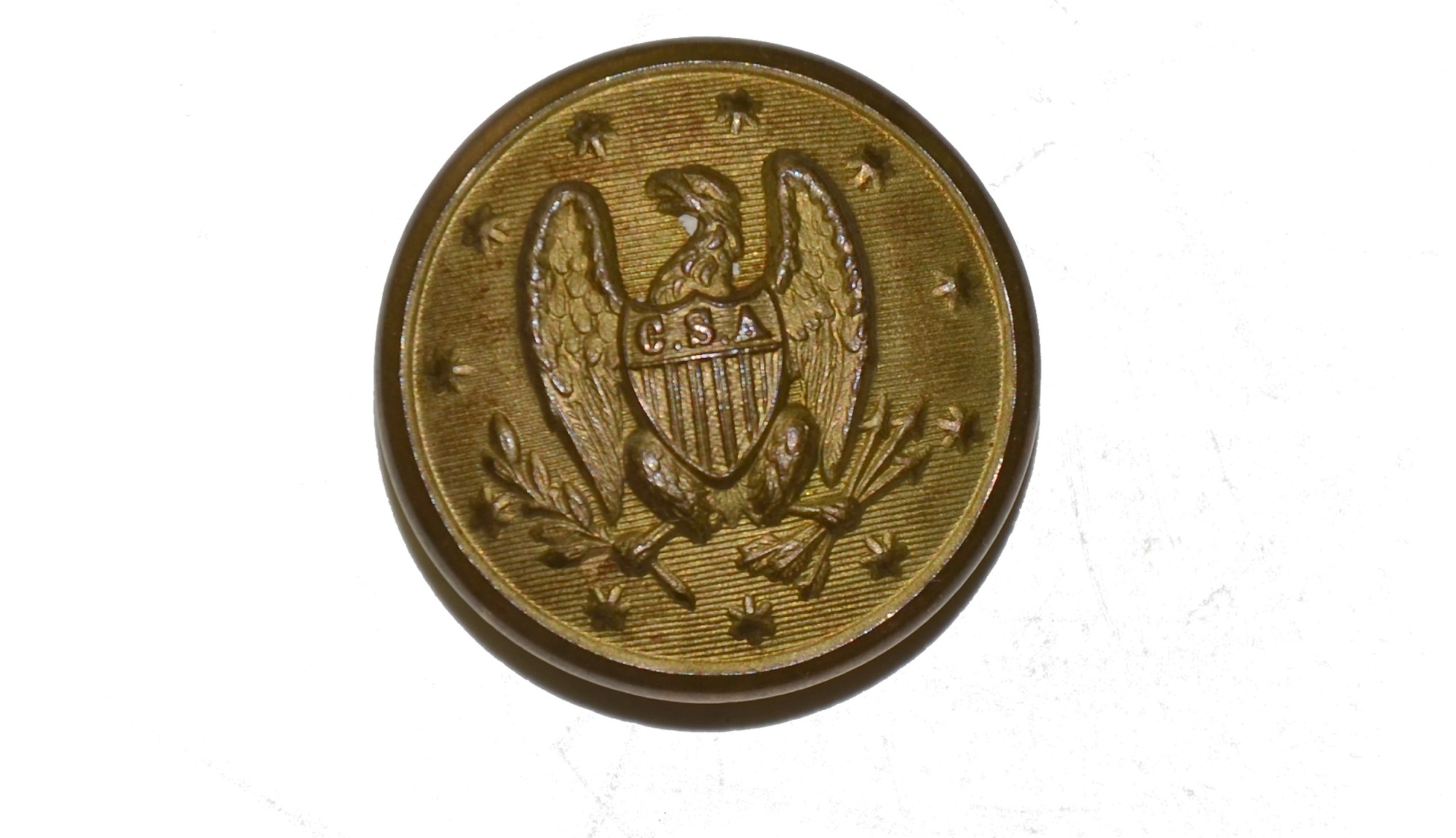 CONFEDERATE STAFF OFFICER’S BUTTON