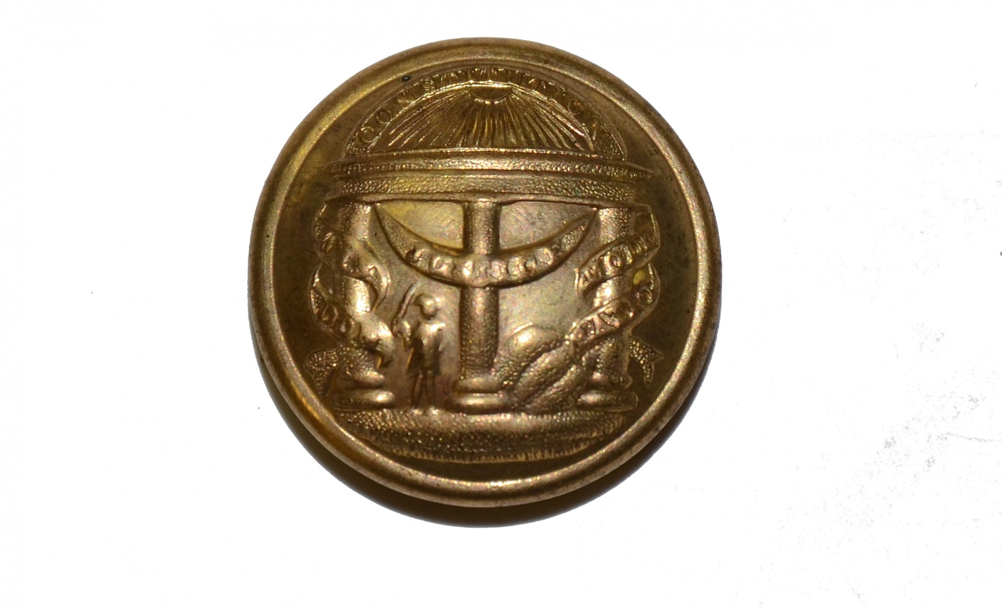 GEORGIA STATE SEAL COAT BUTTON