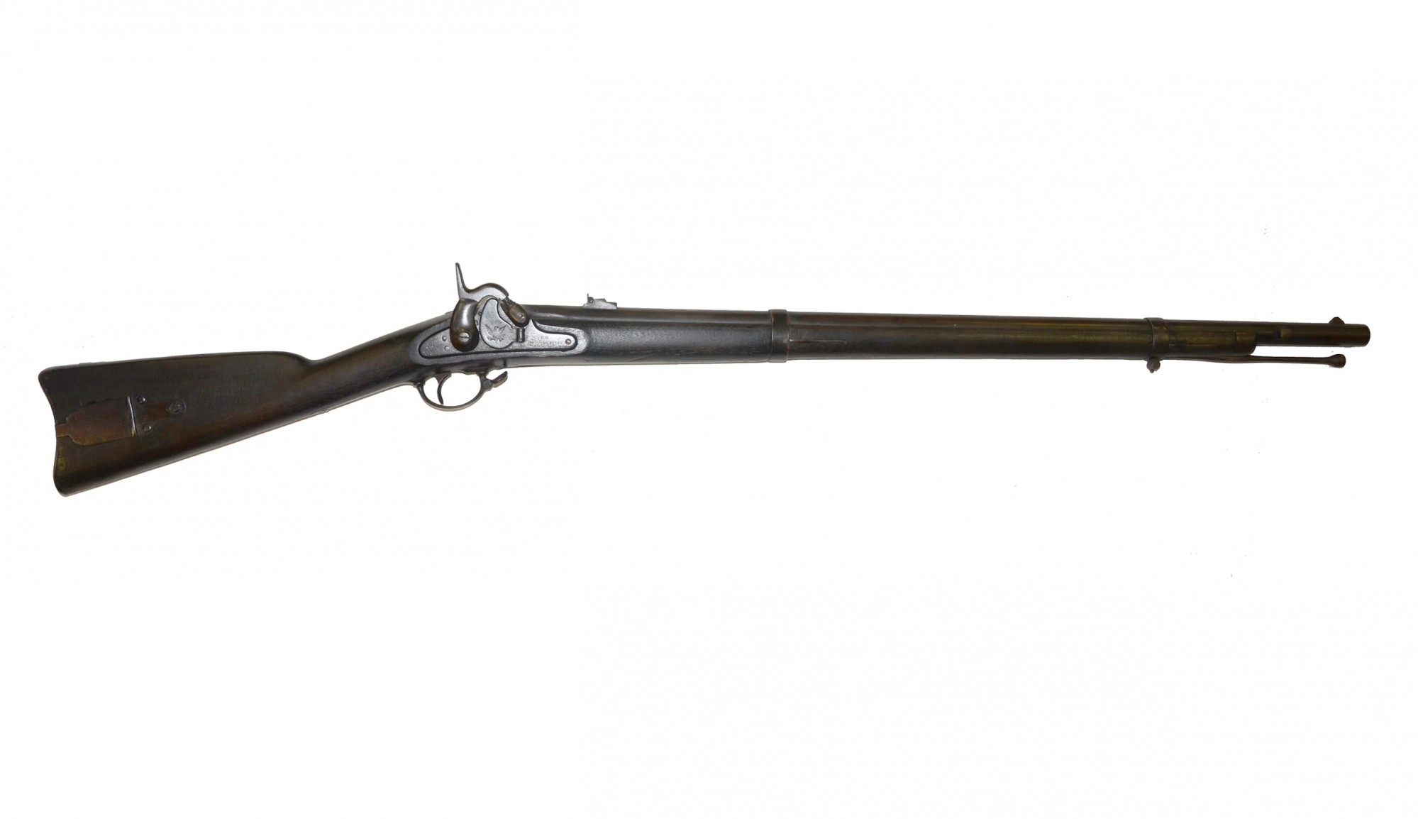 HARPERS FERRY M1855 PERCUSSION RIFLE, DATED 1859