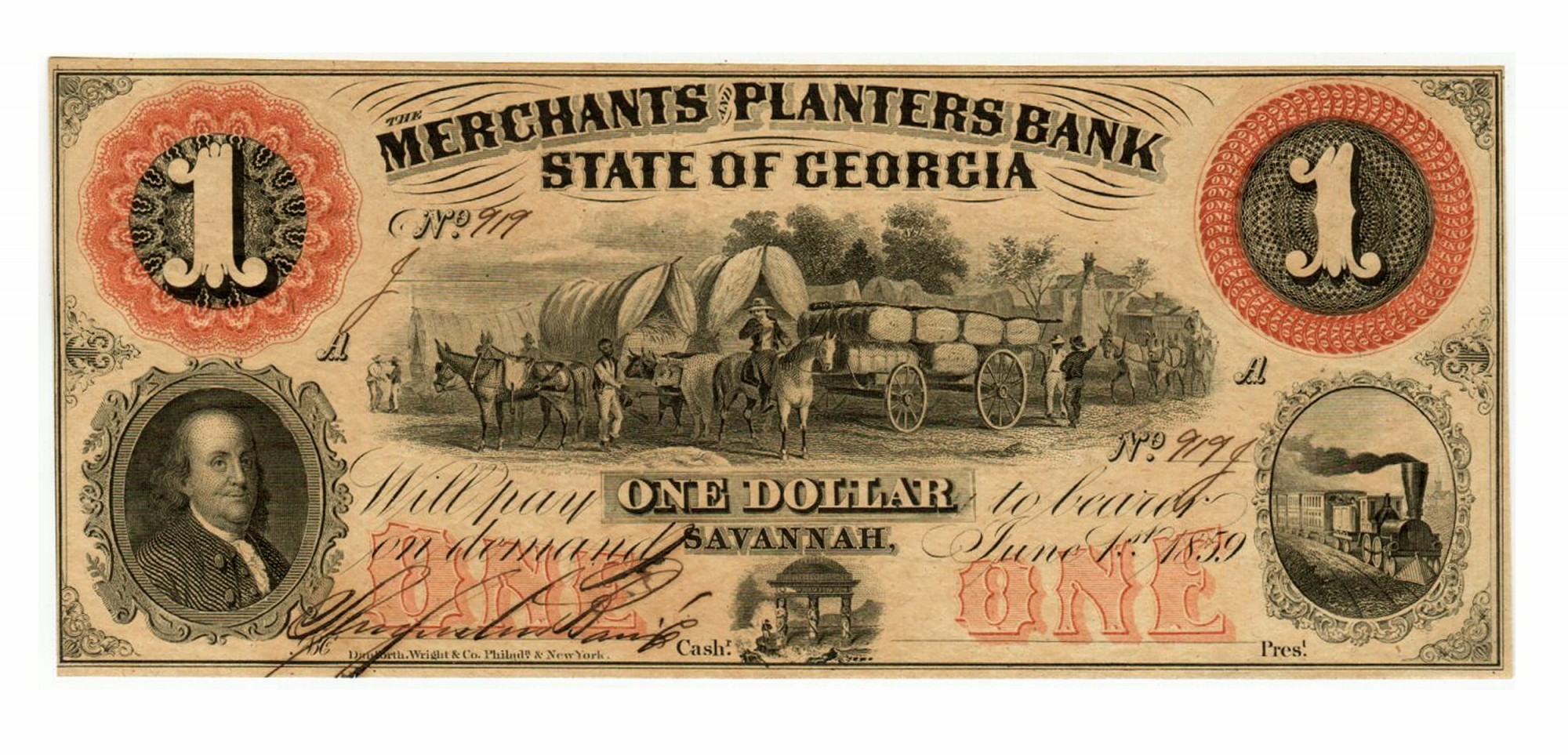 STATE OF MERCHANTS AND PLANTERS BANK 1 NOTE — Horse Soldier