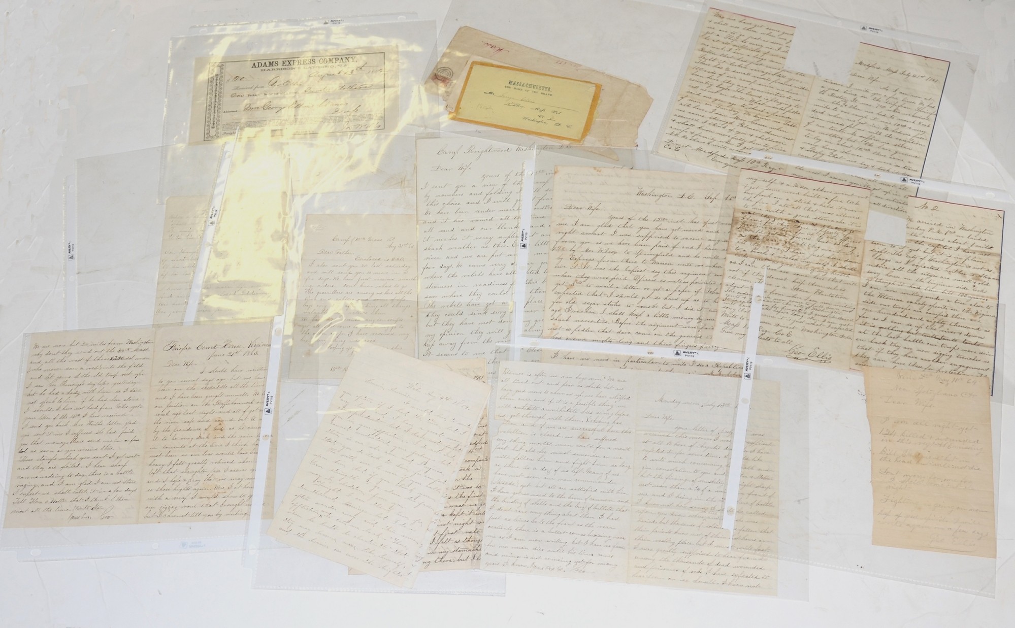 IDENTIFIED GROUPING FROM 10TH MASSACHUSETTS, KIA AT SPOTSYLVANIA