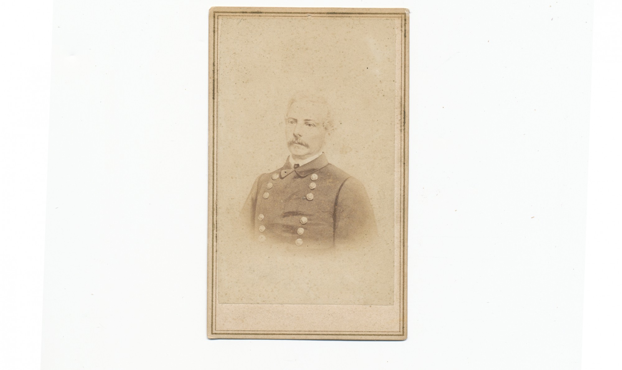 CDV OF CONFEDERATE GENERAL P.G.T. BEAUREGARD