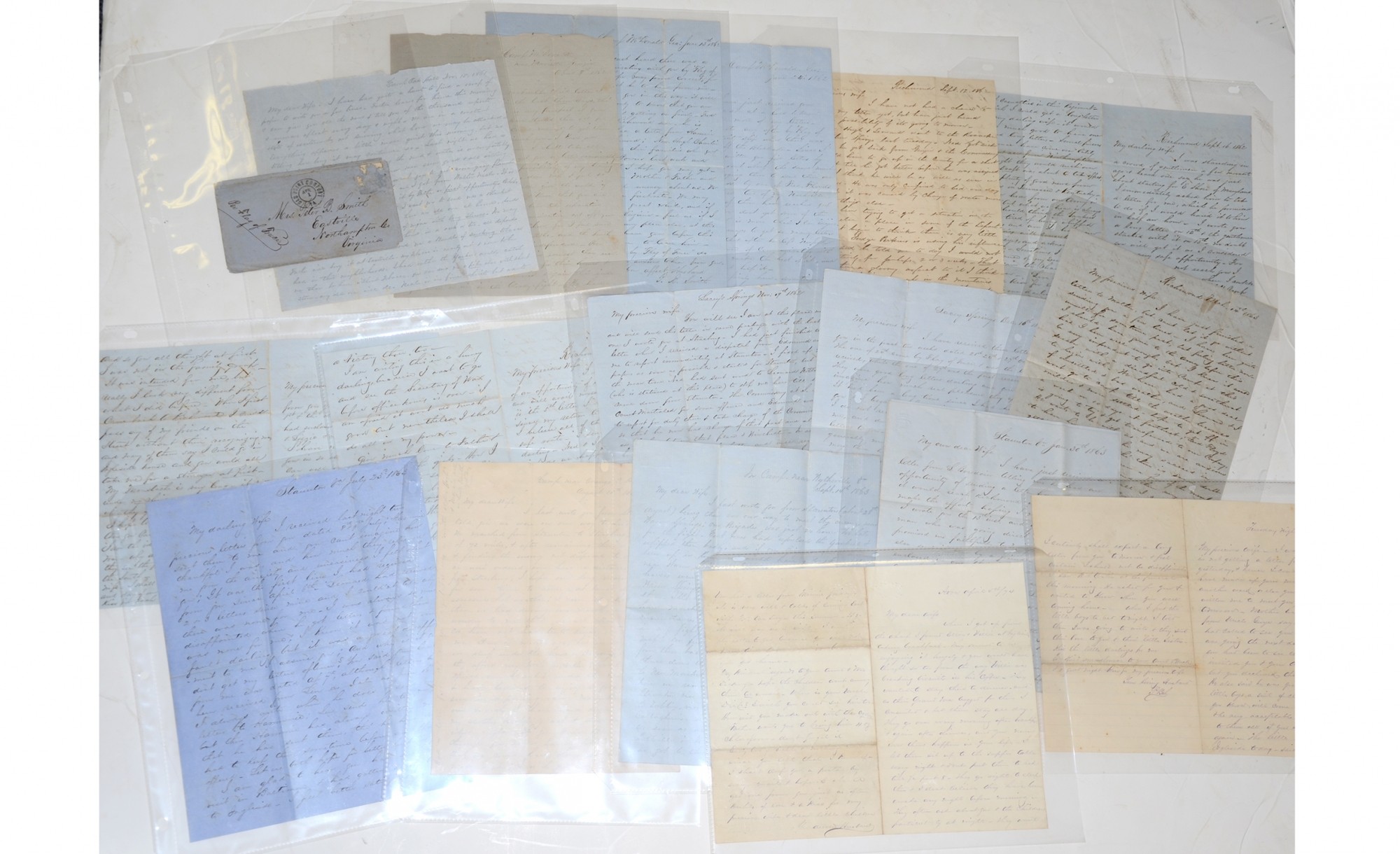 CONFEDERATE SOLDIER LETTERS OF PETER B. SMITH, 13TH VIRGINIA BATALLION LIGHT ARTILLERY & 39TH VIRGINIA INFANTRY