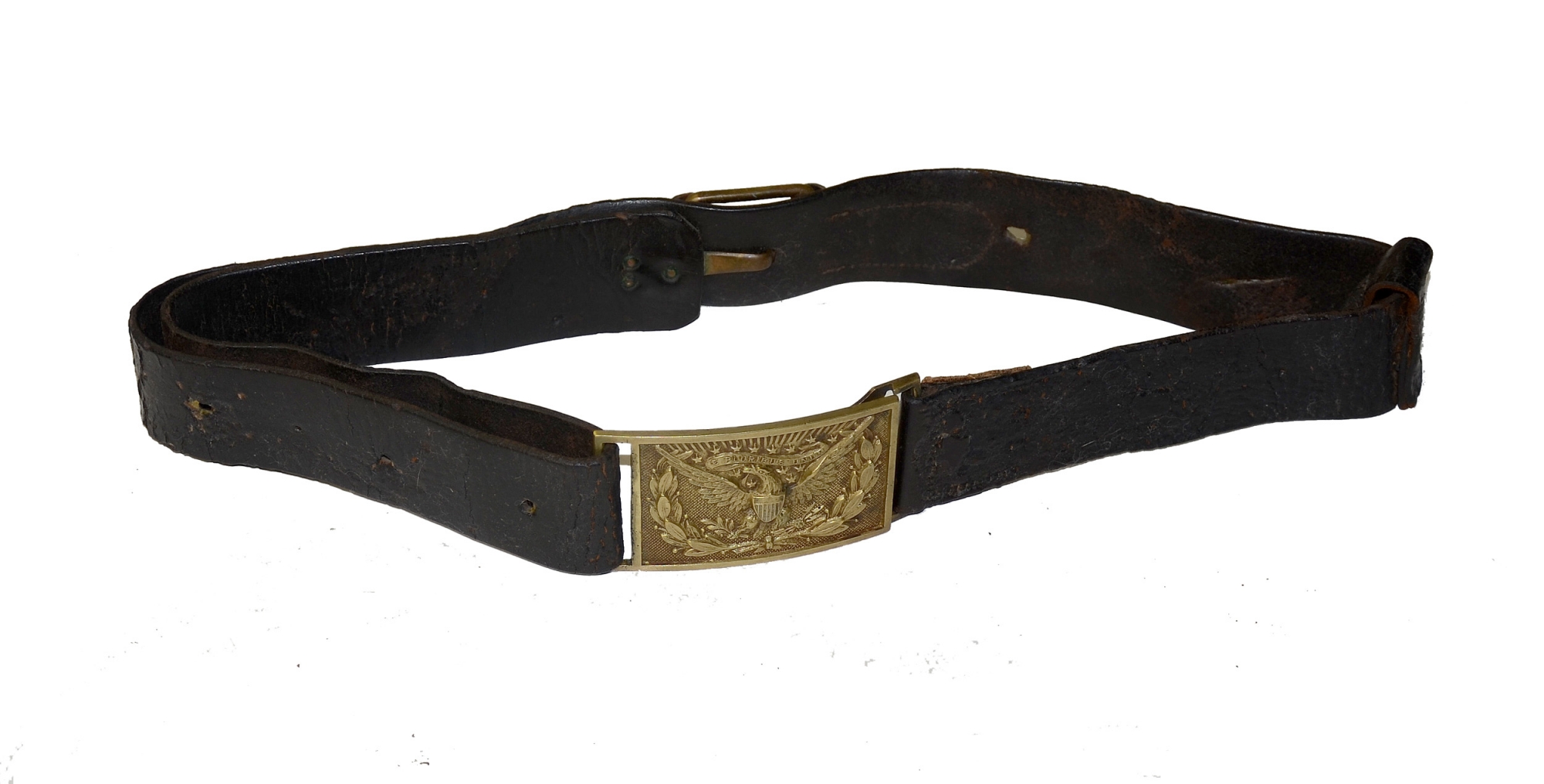 CIVIL WAR US MODEL 1851 CAVALRY OFFICER'S SWORD BELT WITH PLATE — Horse  Soldier
