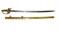 UNITED STATES MARINE CORPS USED MODEL 1850 STAFF AND FIELD OFFICER’S SWORD BY AMES MFG. CO., CHICOPEE, MASS.