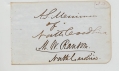 AUTOGRAPHS OF C.S. CAPTAIN AUGUSTUS S. SUMMERFIELD & C.S. GENERAL MATT W. RANSOM, BOTH OF NORTH CAROLINA
