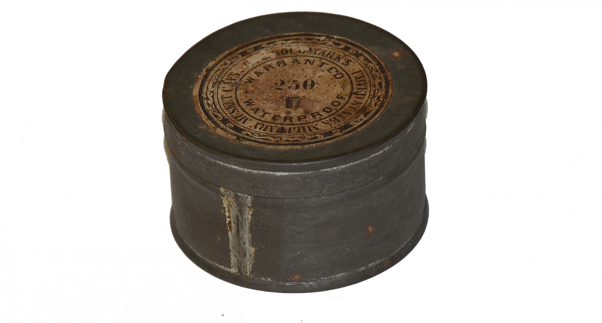 FULL TIN OF PERCUSSION CAPS BY GOLDMARK