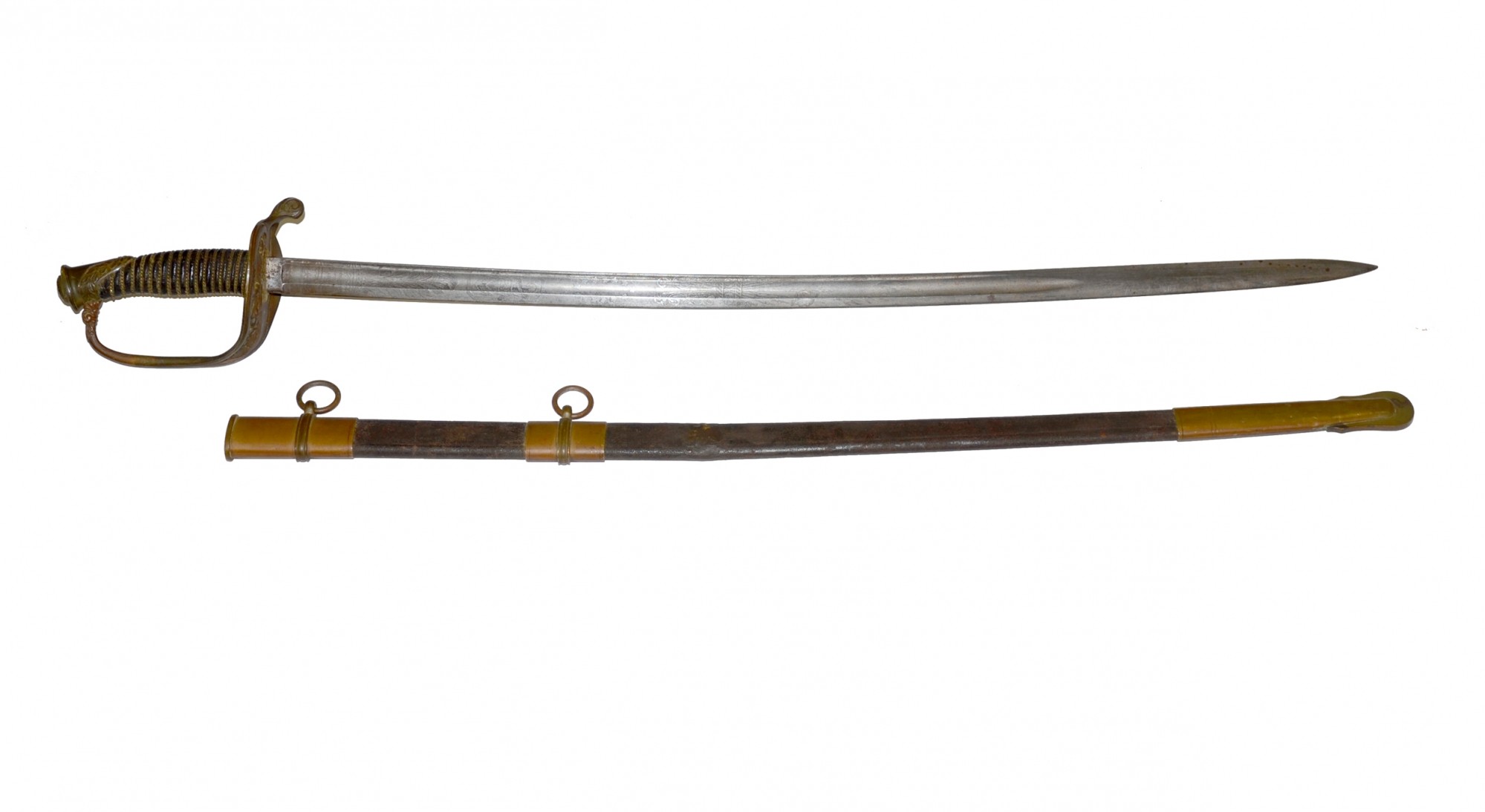 SMALL PATTERN W.H. HORSTMANN & SONS, PHILADELPHIA PRE-CIVIL WAR FOOT OFFICER’S  / NAVAL OFFICER’S SWORD