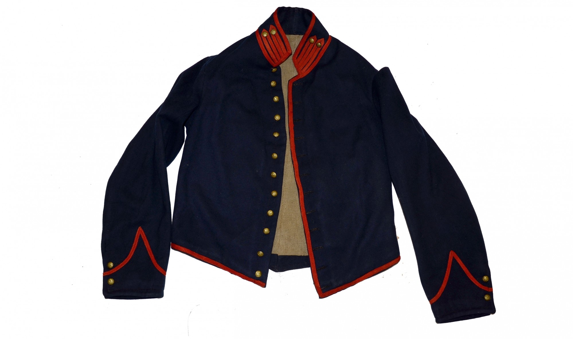 Civil War US Union Yankee Infantry Blue Wool Shell Jacket Tunic