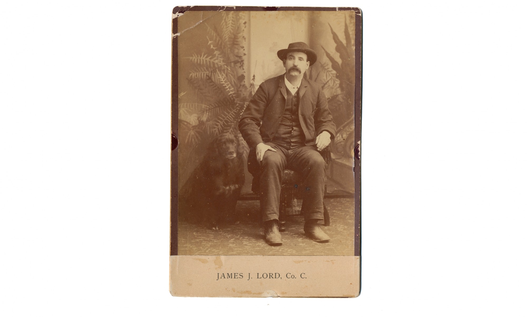 CARD JAMES J. LORD, 2ND NEW HAMPSHIRE INFANTRY — Horse Soldier