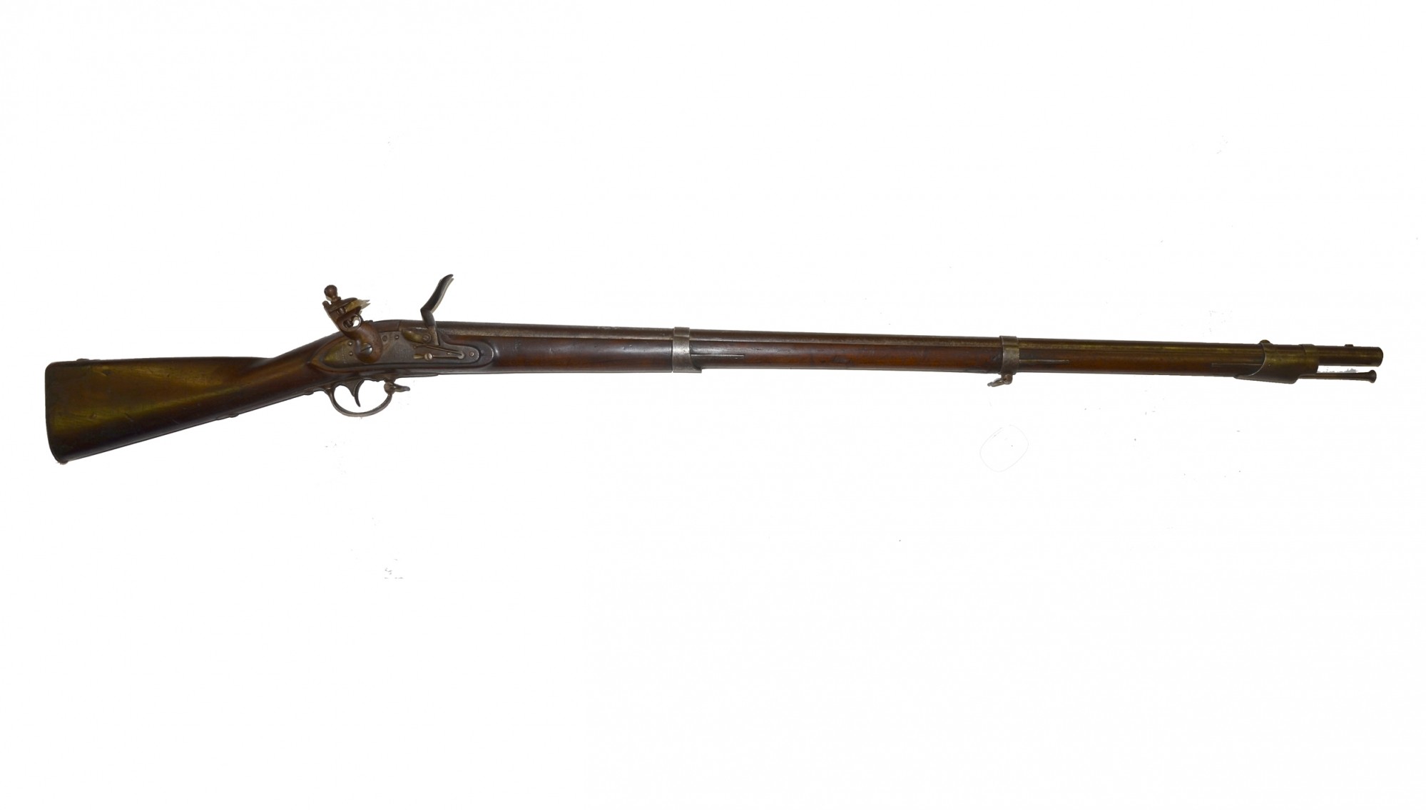 MODEL 1816 A. W. WATERS MUSKET RECONVERTED TO FLINTLOCK, DATED 1834