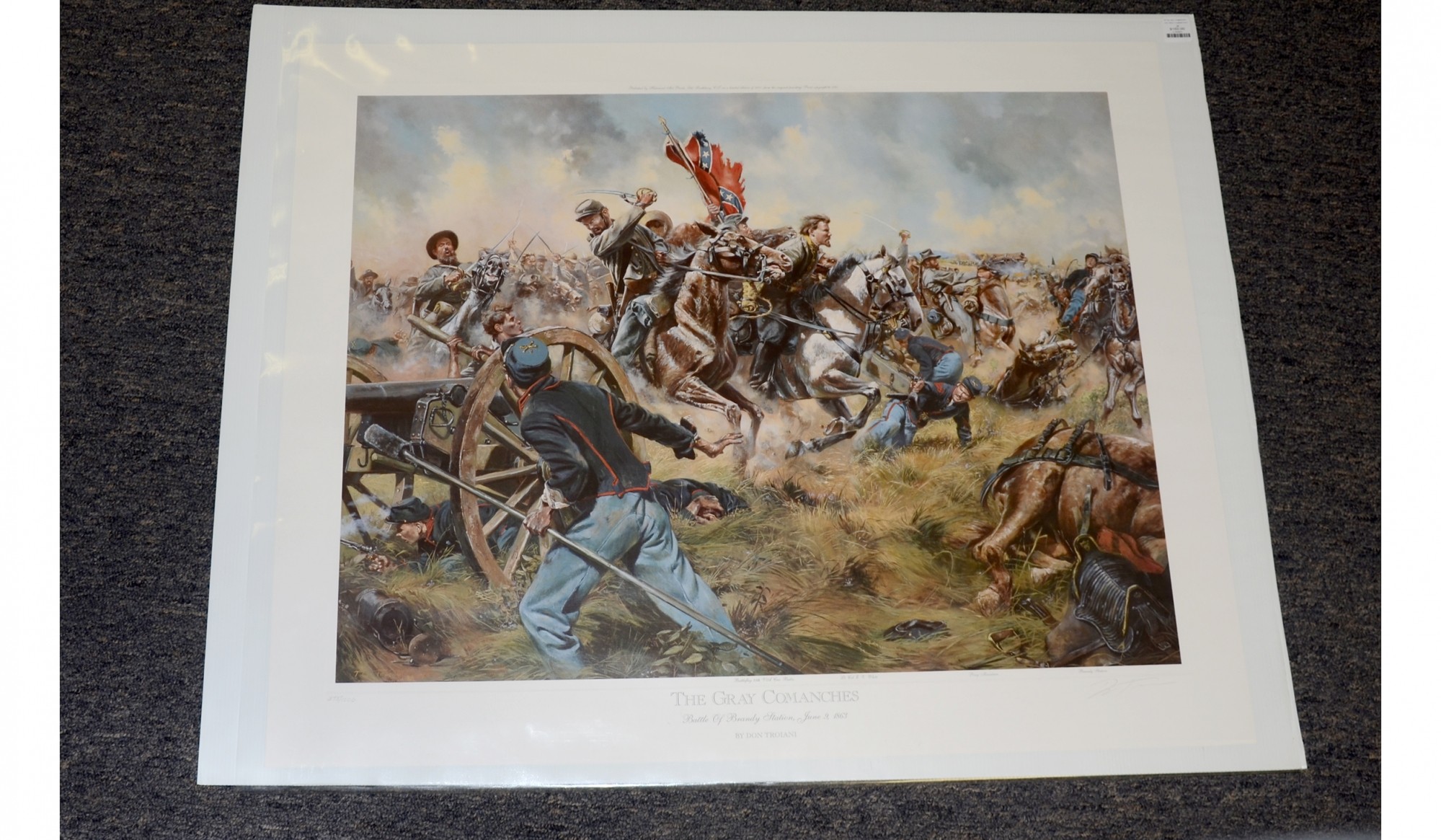 THE GRAY COMANCHES, BATTLE OF BRANDY STATION, JUNE 3, 1863 – DON TROIANI