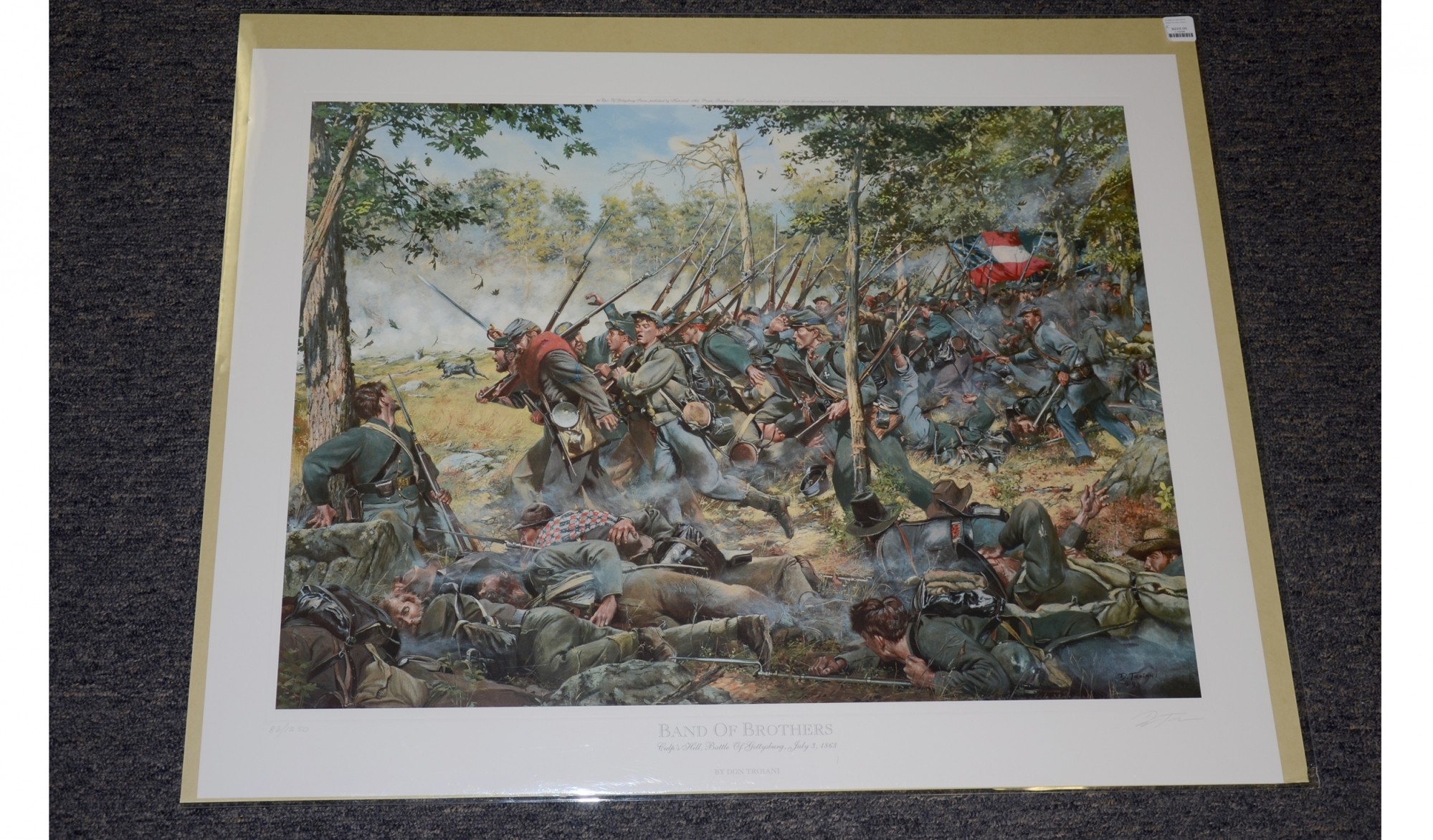 BAND OF BROTHERS: CULP’S HILL, BATTLE OF GETTYSBURG, JULY 3, 1863 - DON TROIANI