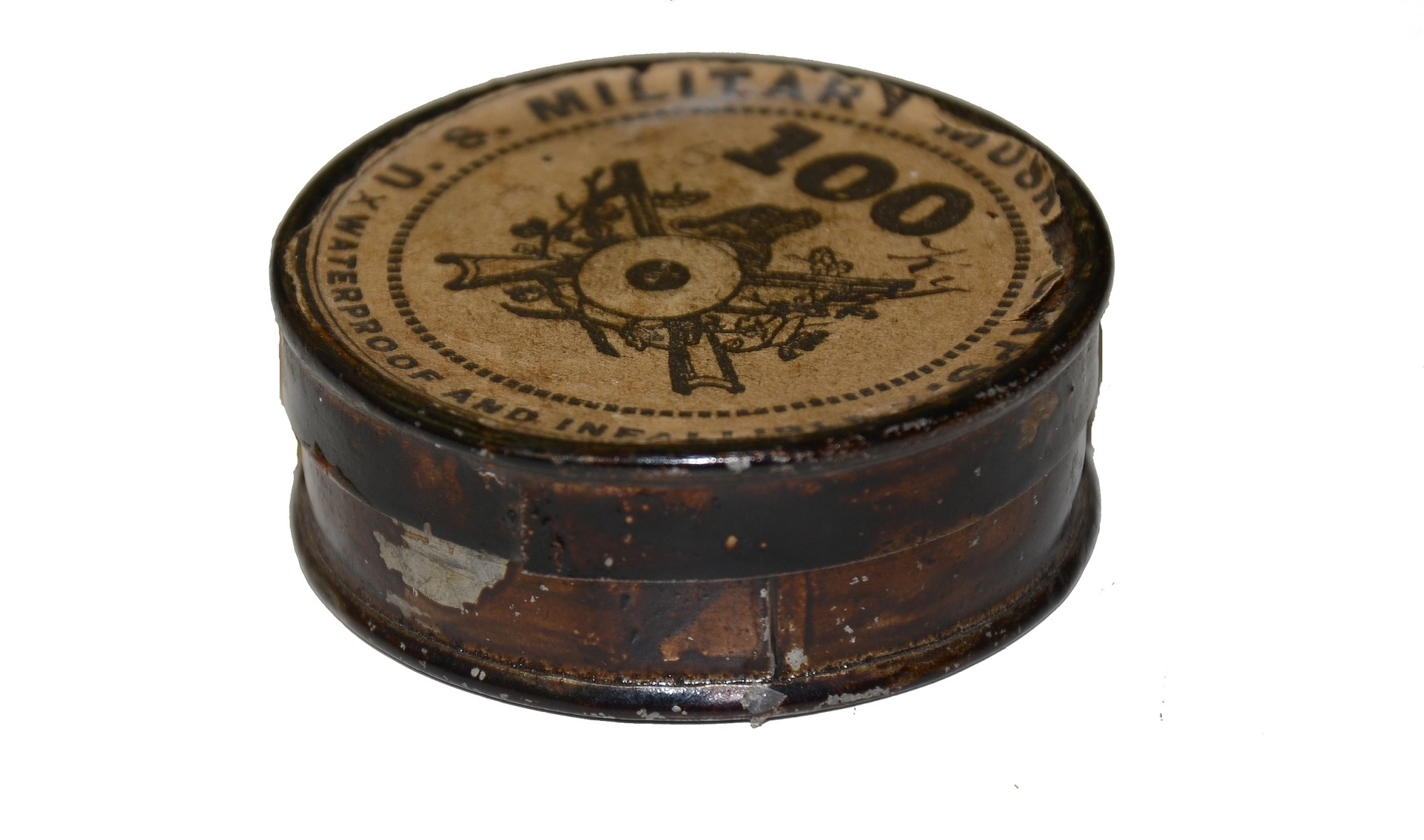 100 U.S. MILITARY MUSKET CAPS