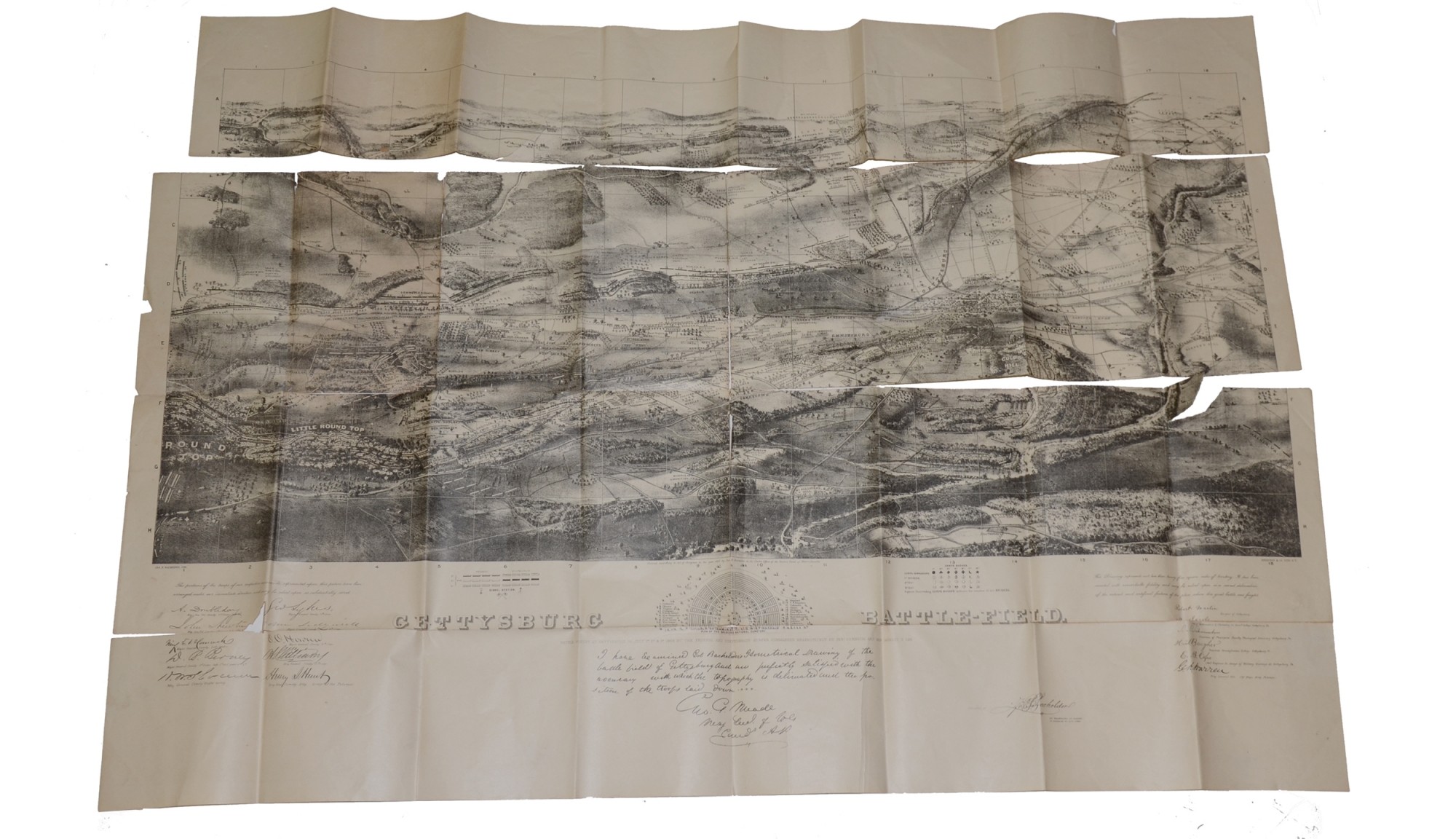 EARLY GETTYSBURG MAP