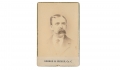 CABINET CARD – GEORGE W. [H?] PICKUP, 2ND NEW HAMPSHIRE INFANTRY; WIA AT GETTYSBURG