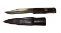 SHEFFIELD SWINGUARD FOLDING HUNTING KNIFE WITH SHEATH