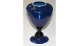 VINTAGE COBALT BLUE GLASS VASE