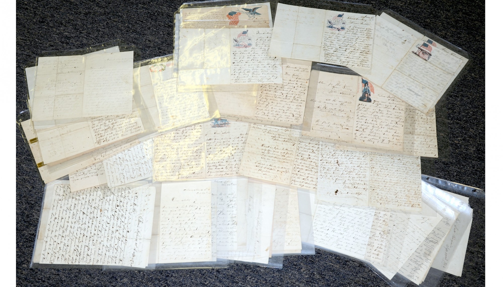 SOLDIER LETTER GROUP - SERGEANT WILLIAM STRAWBRIDGE, 104th PENNSYLVANIA INFANTRY