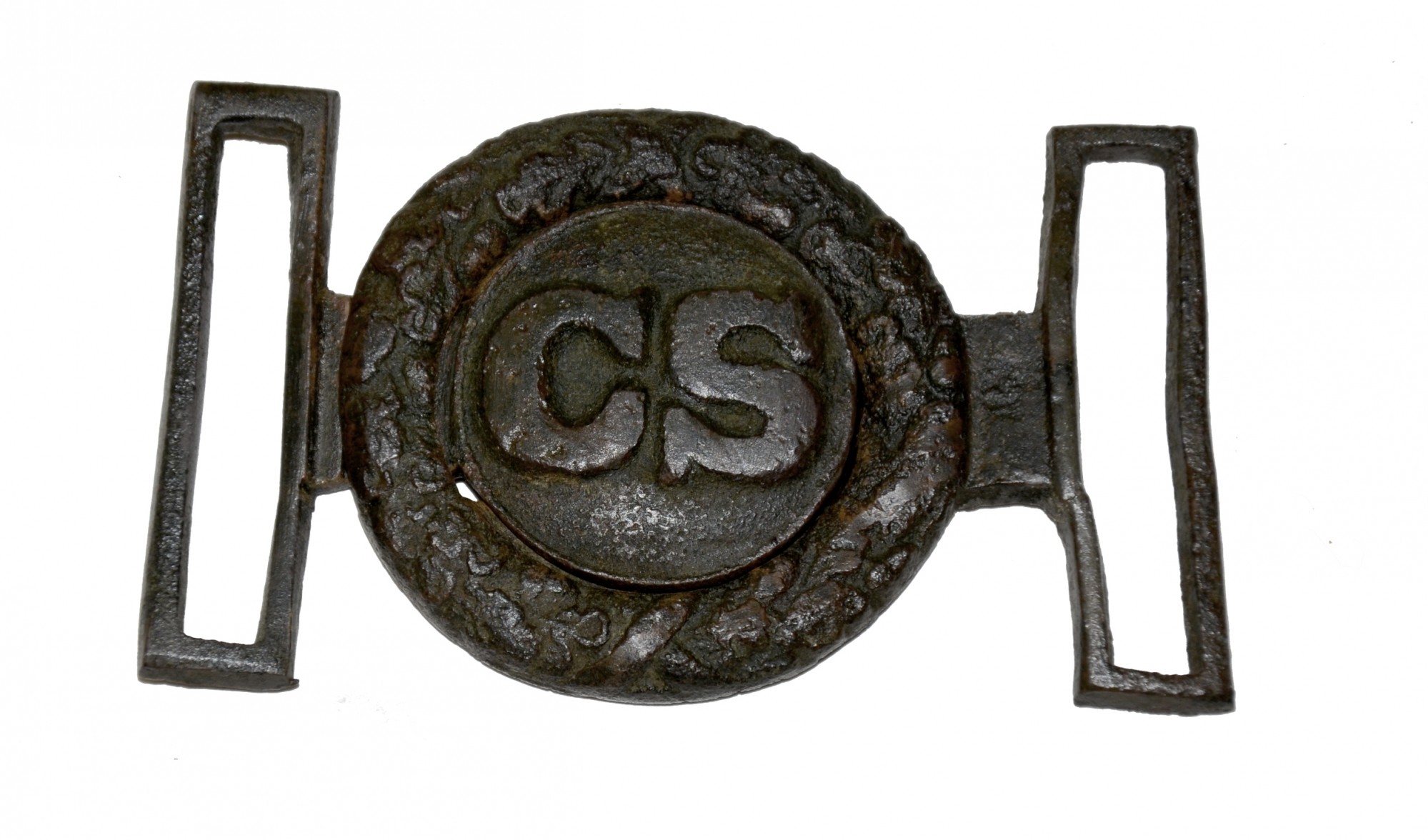 TWO PIECE CONFEDERATE CS BUCKLE — Horse Soldier