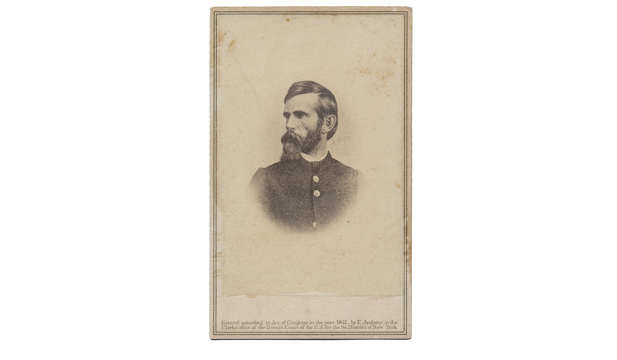 BUST VIEW CDV OF GENERAL LEW WALLACE