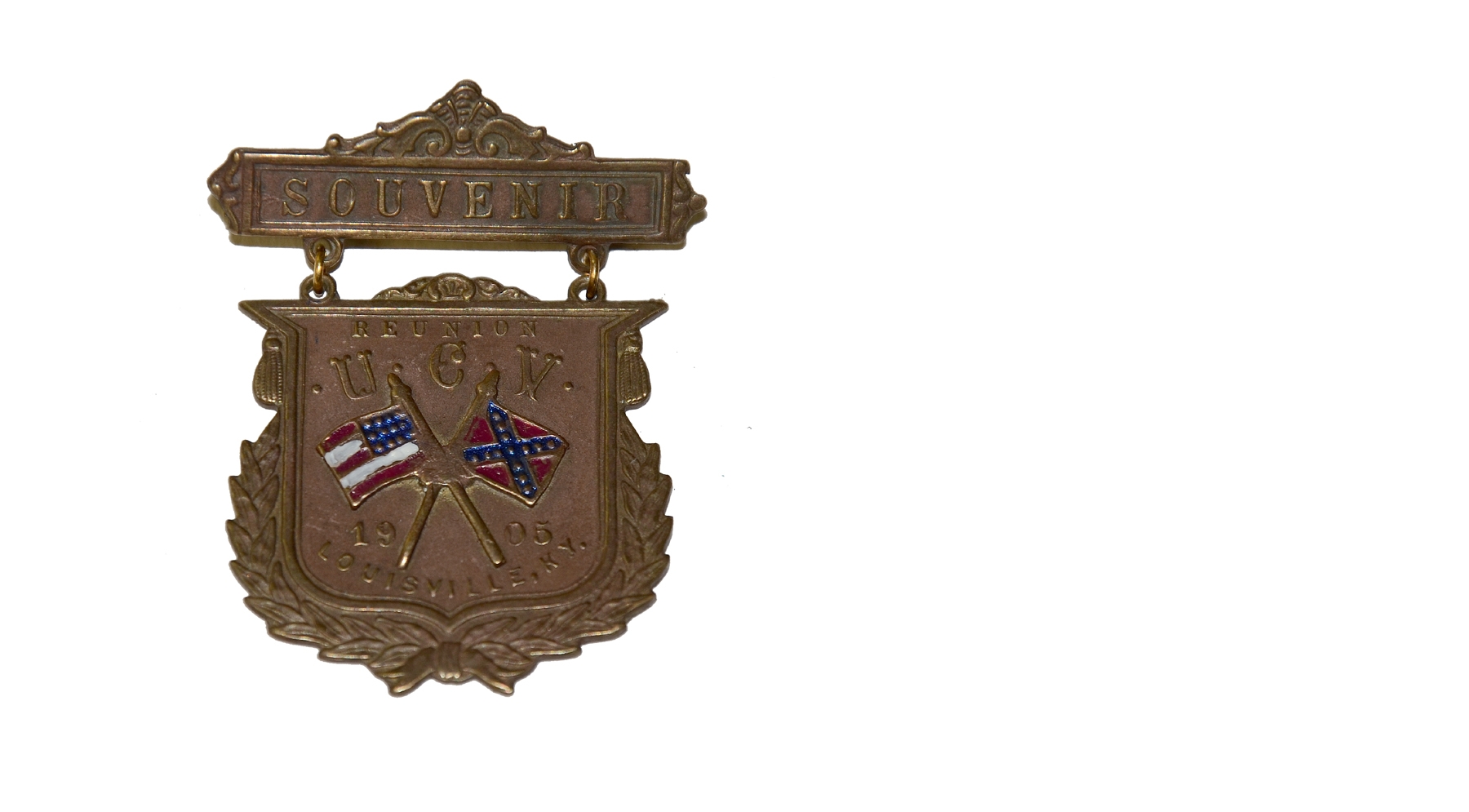 UNITED CONFEDERATE VETERANS REUNION MEDAL – LOUISVILLE, KY 1905