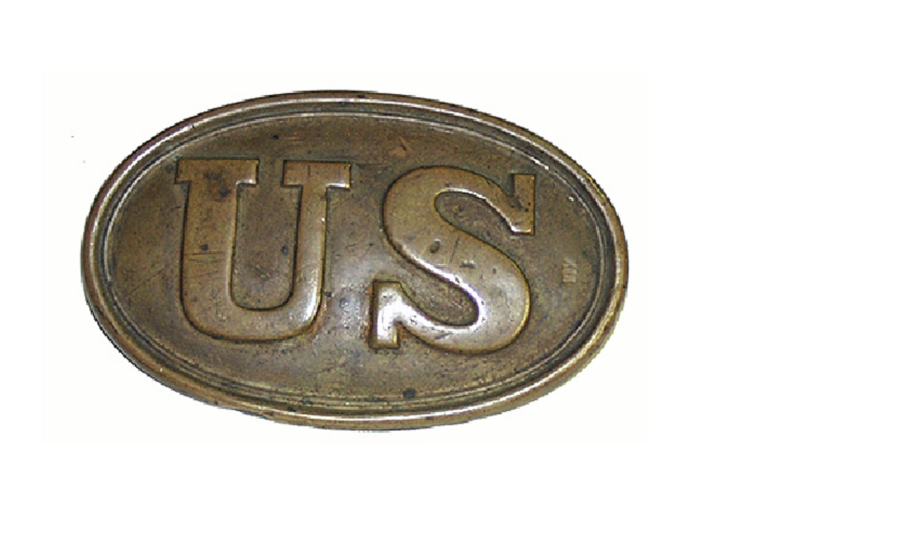 VERY FINE US CARTRIDGE BOX PLATE , GETTYSBURG – GEISELMAN COLLECTION