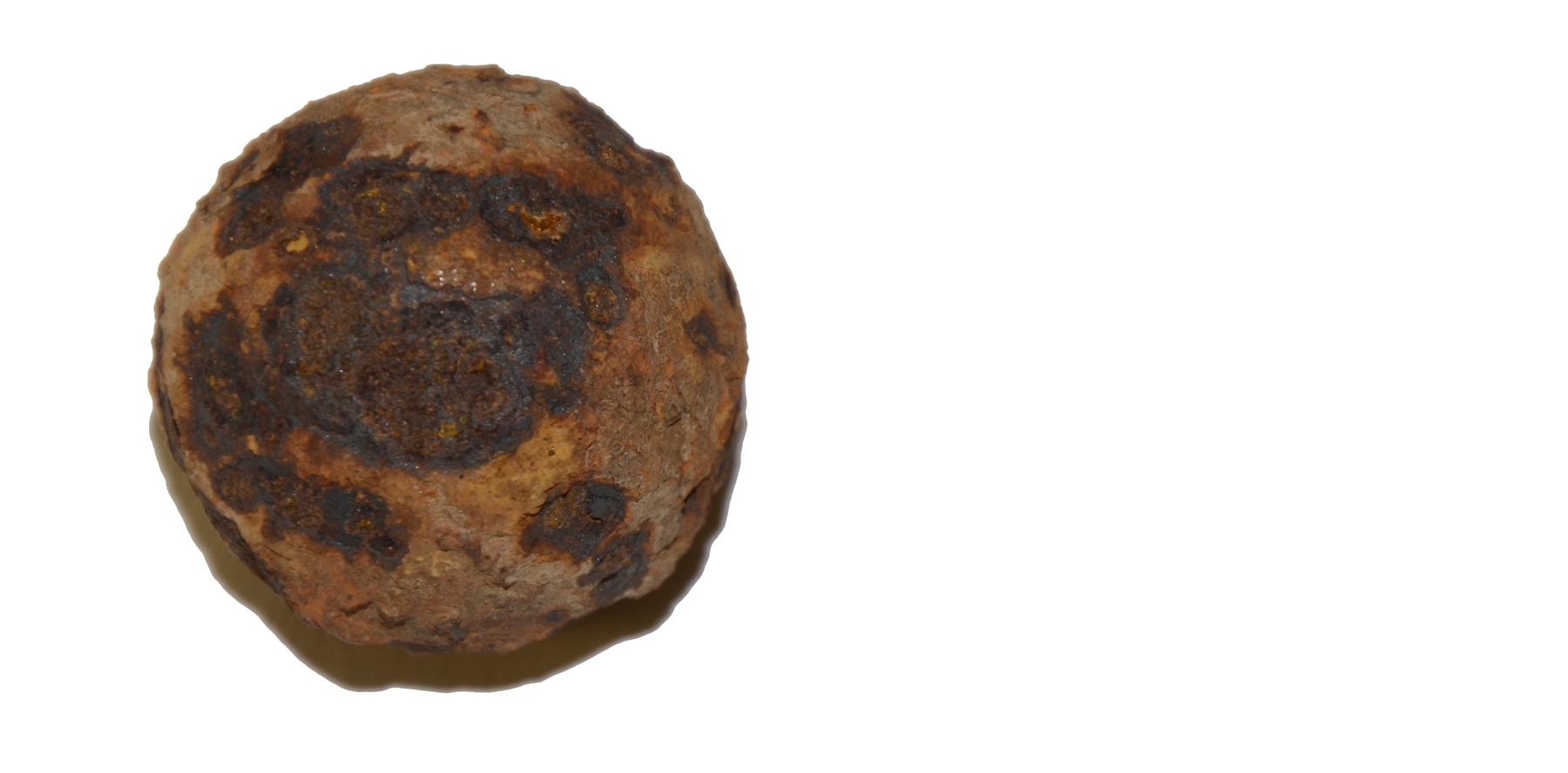 U.S. 12 POUND GRAPE SHOT BALL RECOVERED FROM GETTYSBURG — Horse Soldier