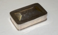 COIN SILVER DESK BOX MARKED “WM. CALDWELL / LAKE GEORGE”