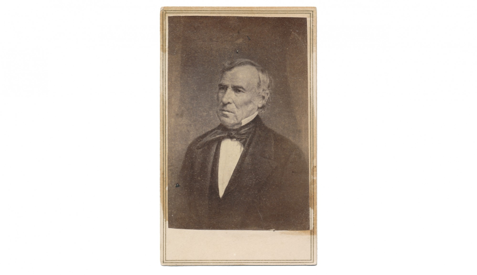 CDV IMAGE OF “OLD ROUGH AND READY” PRESIDENT ZACHARY TAYLOR