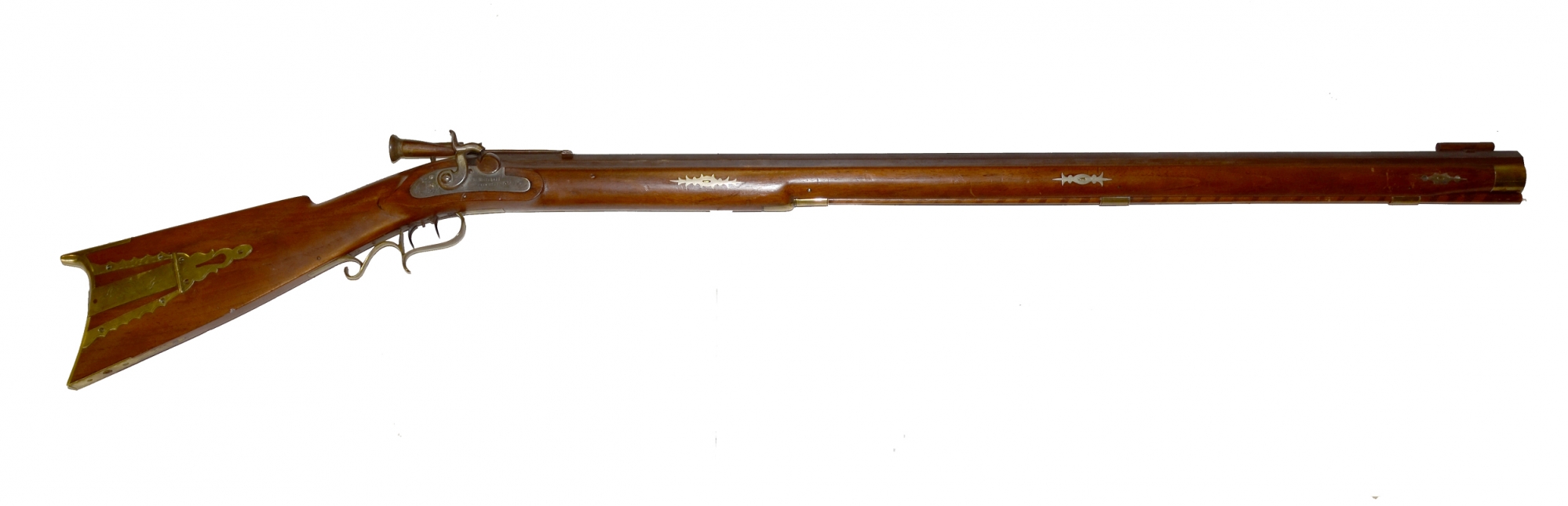 LARGE HEAVY BARRELED TARGET RIFLE BY MOLL OF ALLENTOWN, PENNSYLVANIA ...