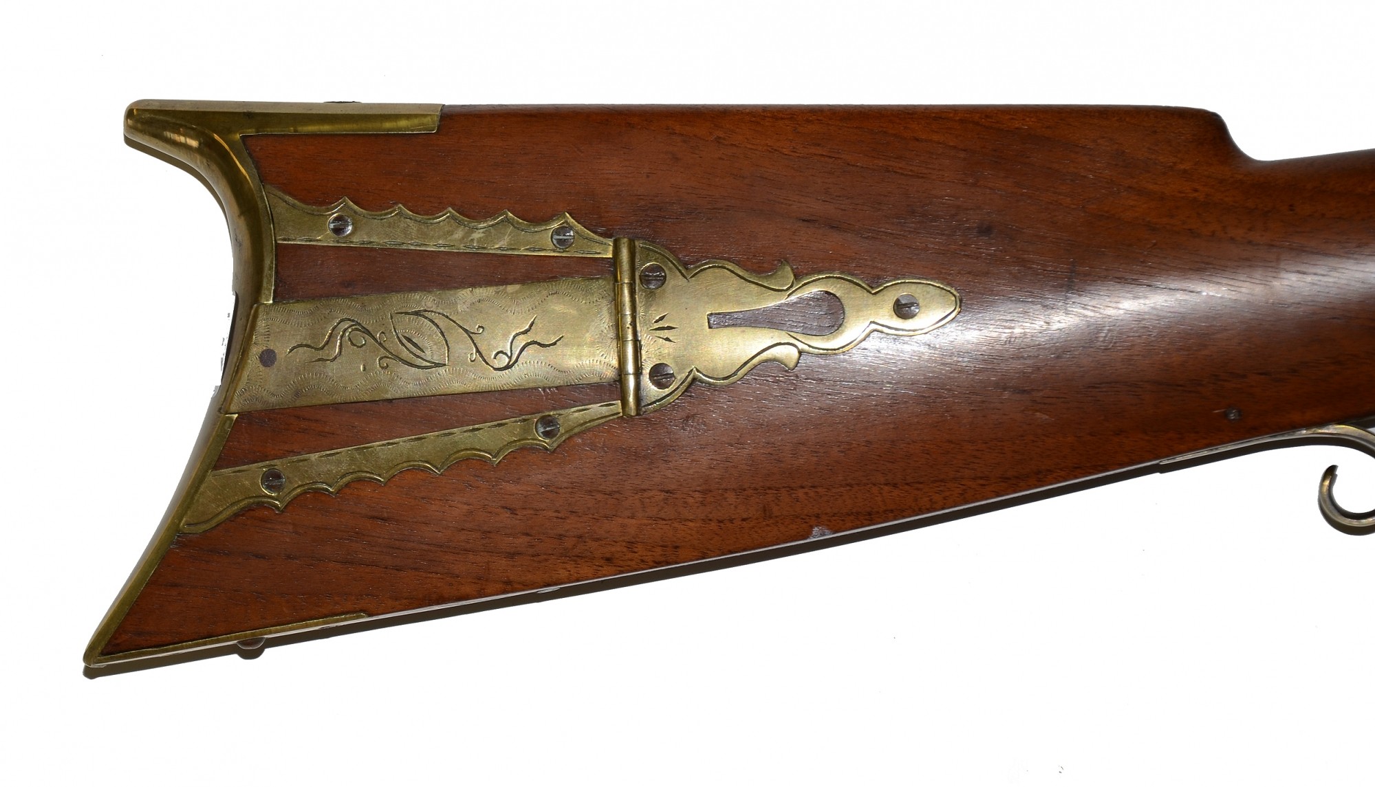 LARGE HEAVY BARRELED TARGET RIFLE BY MOLL OF ALLENTOWN, PENNSYLVANIA ...