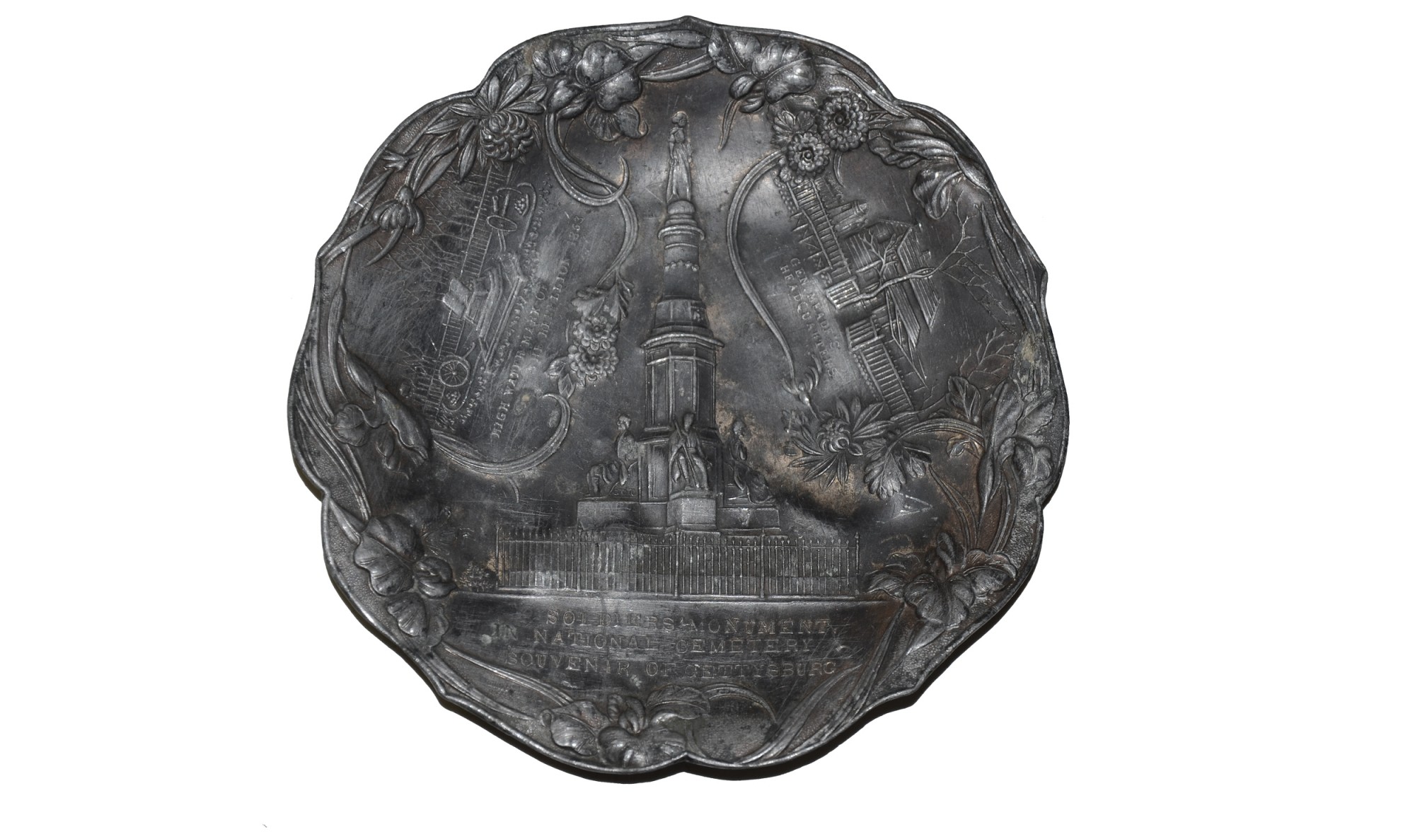 GETTYSBURG SOUVENIR METAL TRAY