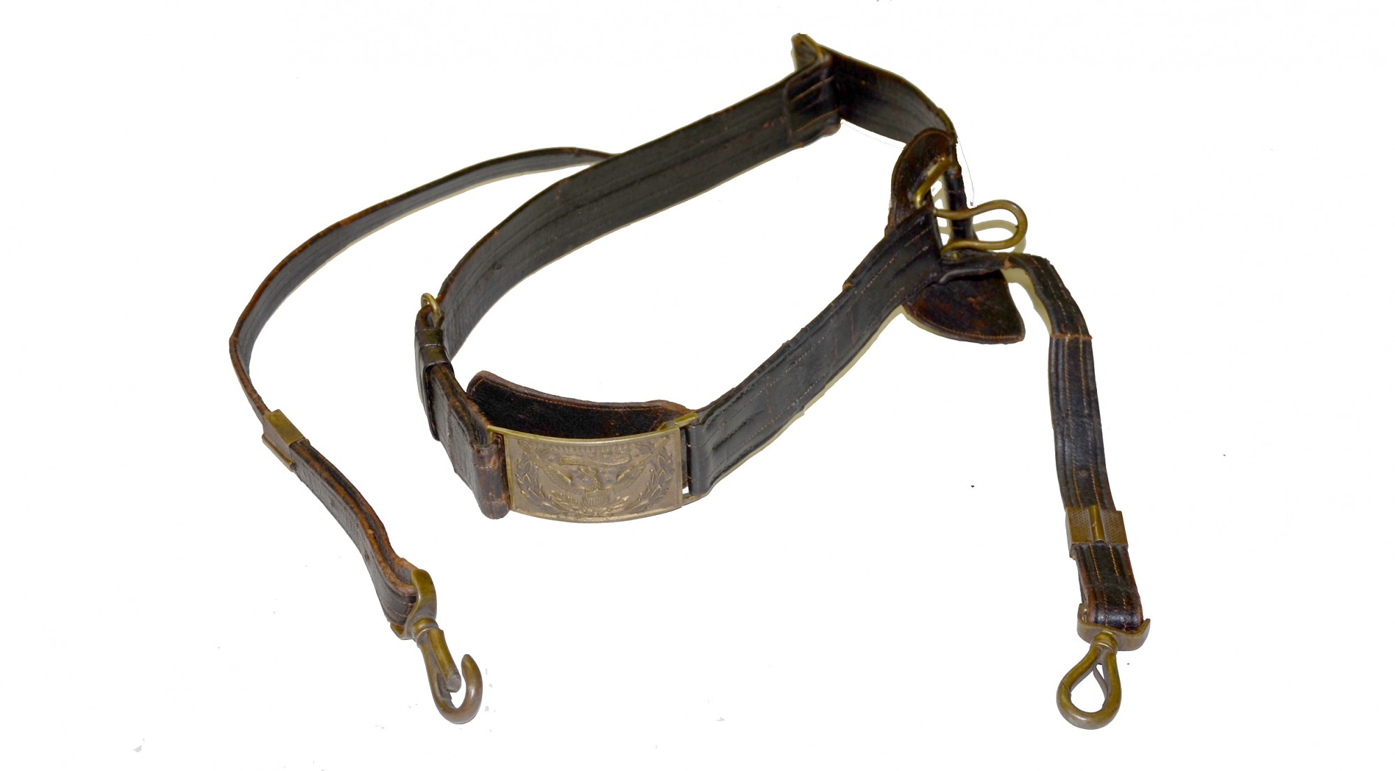 HIGH GRADE M1851 CIVIL WAR OFFICER’S SWORD BELT RIG — Horse Soldier