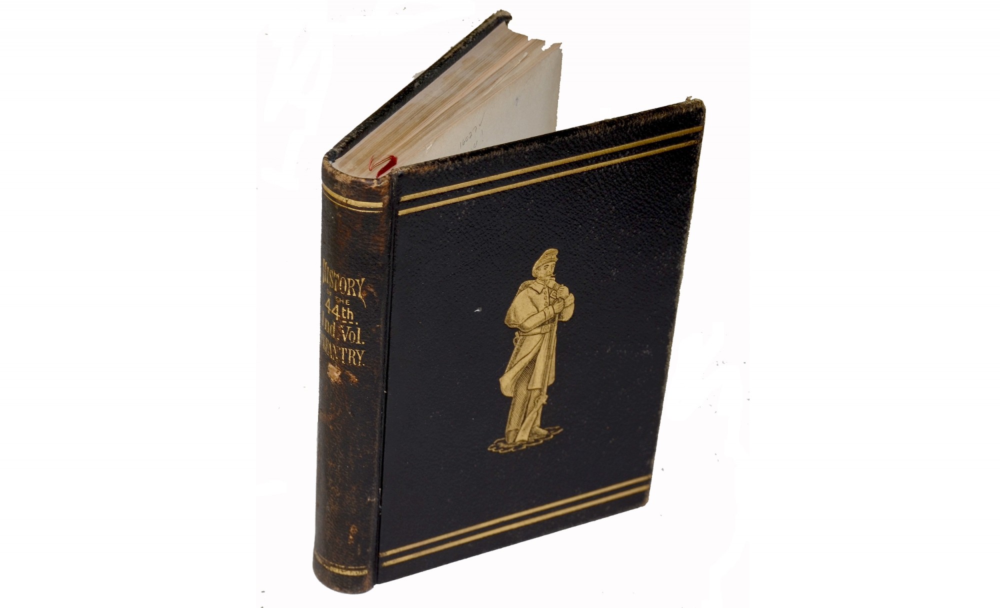 FIRST EDITION COPY OF THE 44TH INDIANA INFANTRY REGIMENTAL HISTORY WITH PRESENTATION