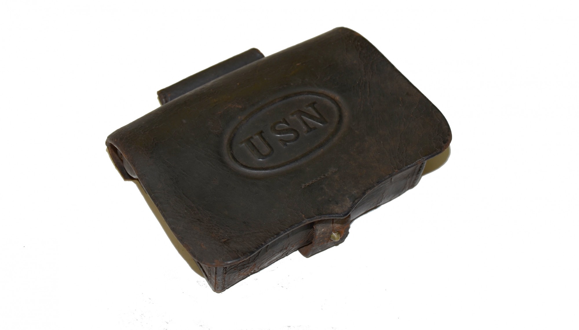 U.S. NAVY REVOLVER CARTRIDGE BOX