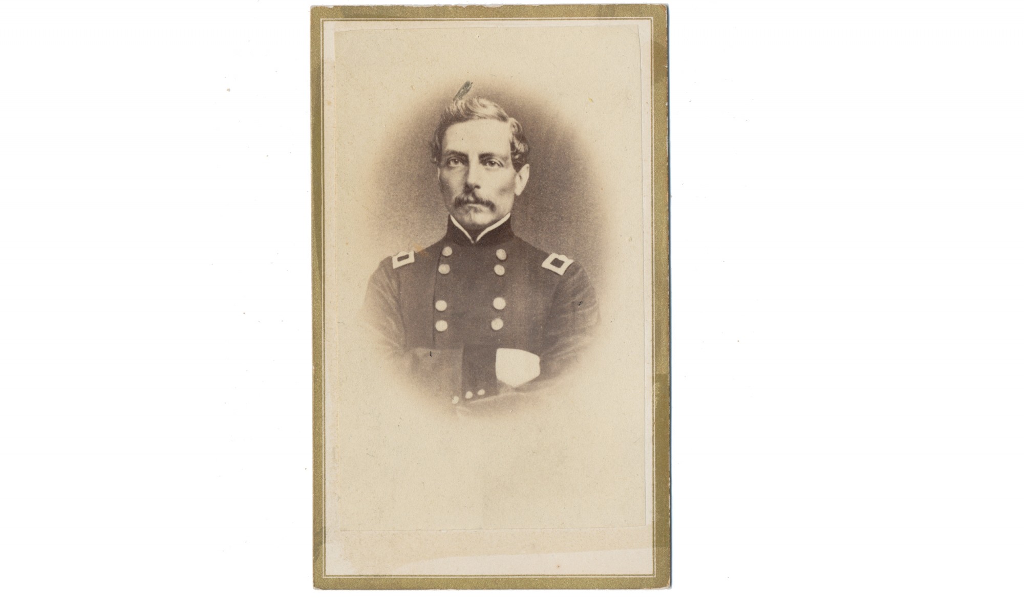 CDV OF CONFEDERATE GENERAL P.G.T. BEAUREGARD
