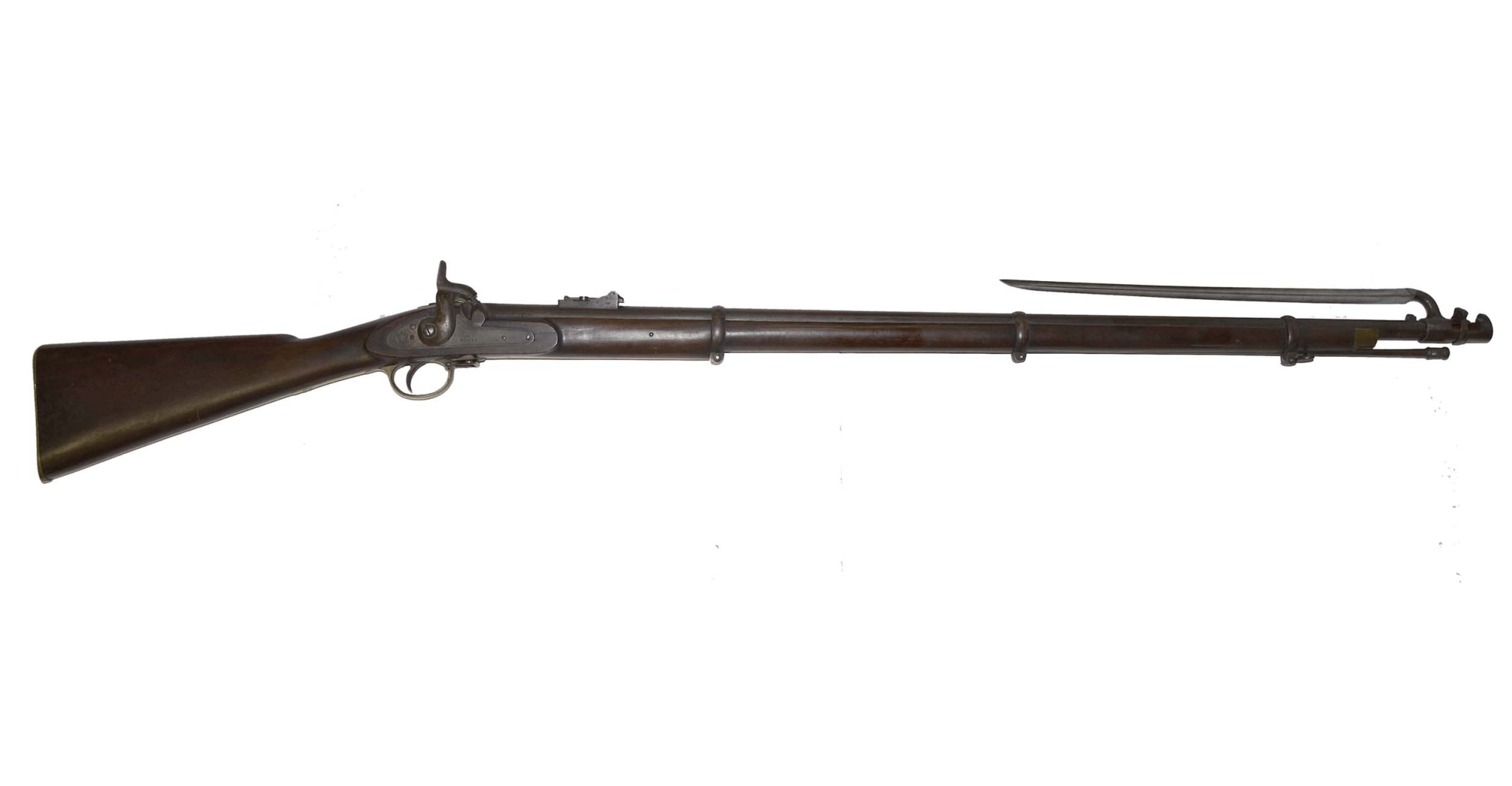BRITISH PATTERN 1853 ENFIELD PERCUSSION MUSKET WITH BAYONET