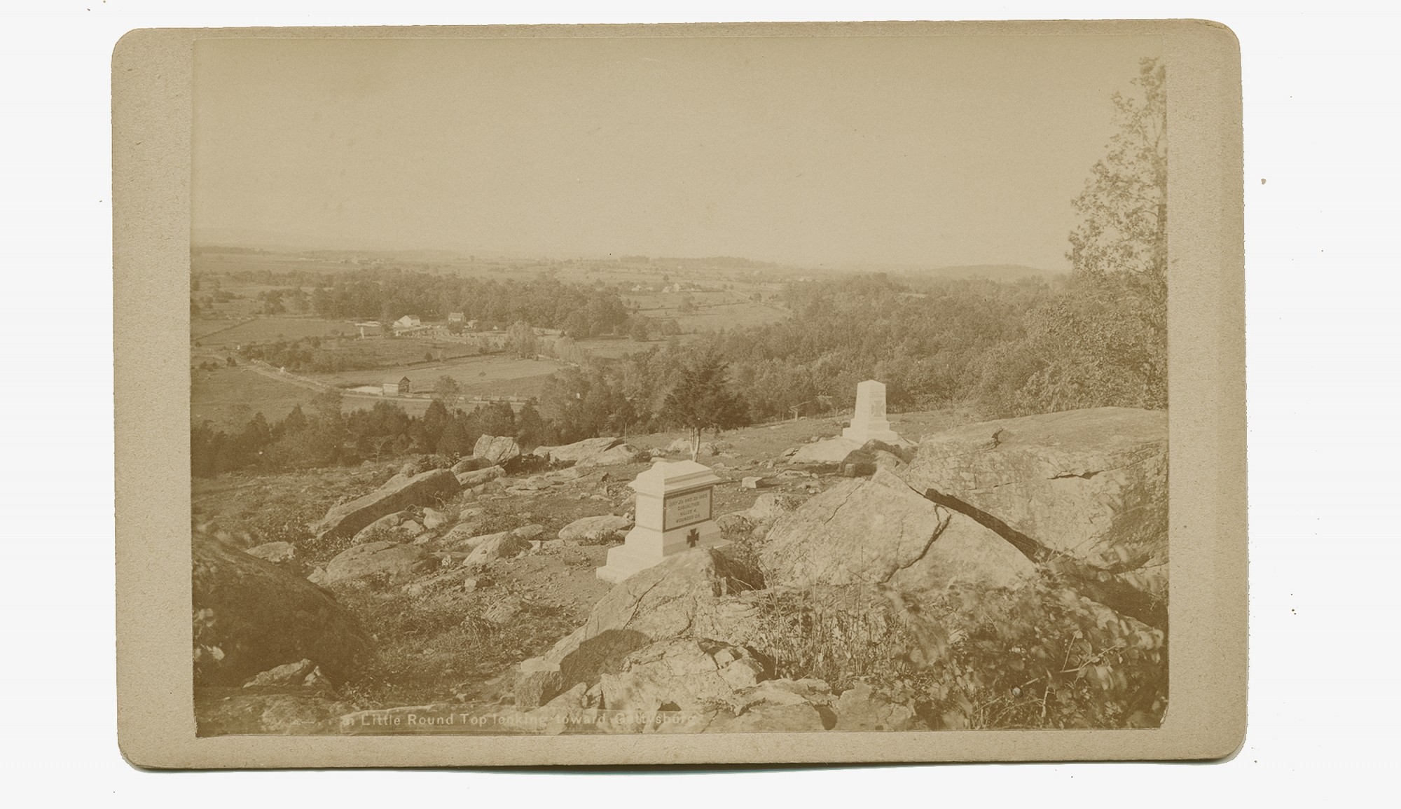 PHOTO FROM LITTLE ROUND TOP AT GETTYSBURG, “TIPTON’S CANTEEN SERIES
