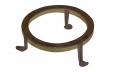 COLONIAL WROUGHT IRON KETTLE STAND
