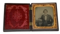 1/6 PLATE TINTYPE IN THERMOPLASTIC CASE