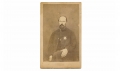 UNIDENTIFIED CDV OF SOLDIER WEARING 8TH CORPS BADGE