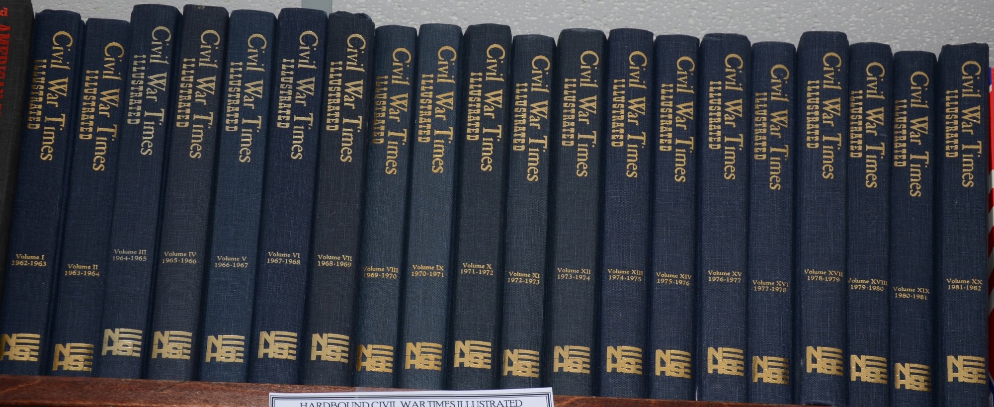 CIVIL WAR TIMES ILLUSTRATED HARDBOUND 20 VOLUME SET