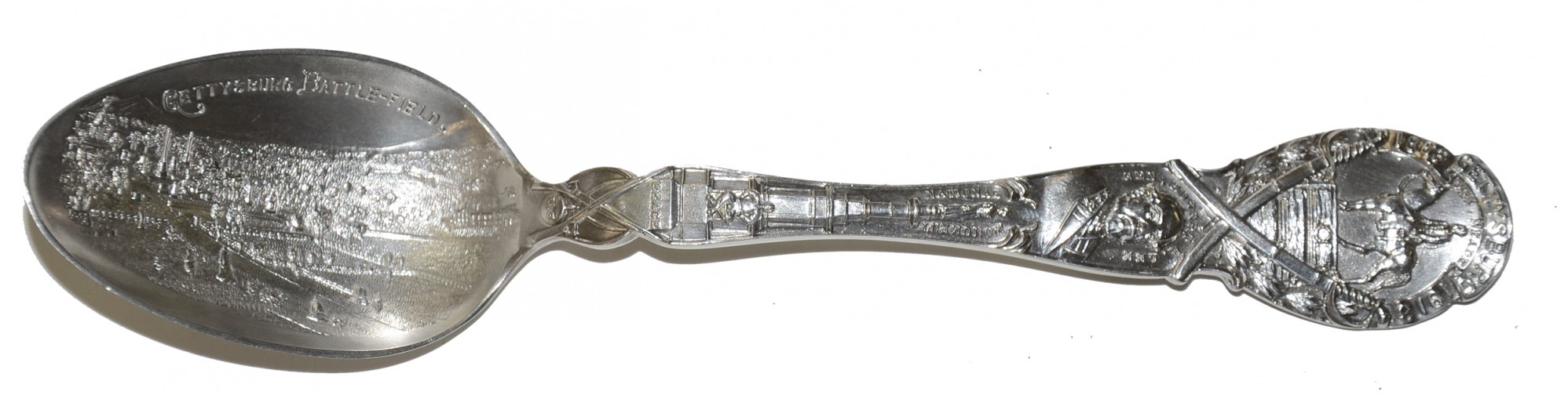 STERLING SILVER GETTYSBURG SOUVENIR SPOON, 1913