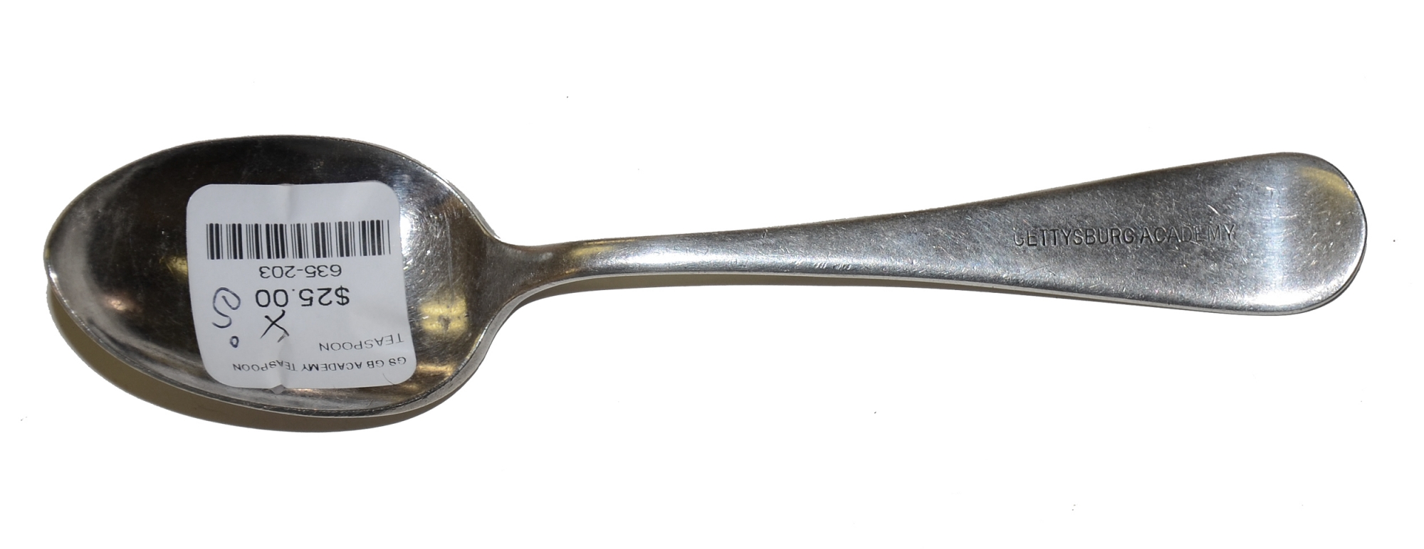 GETTYSBURG ACADEMY TEASPOON