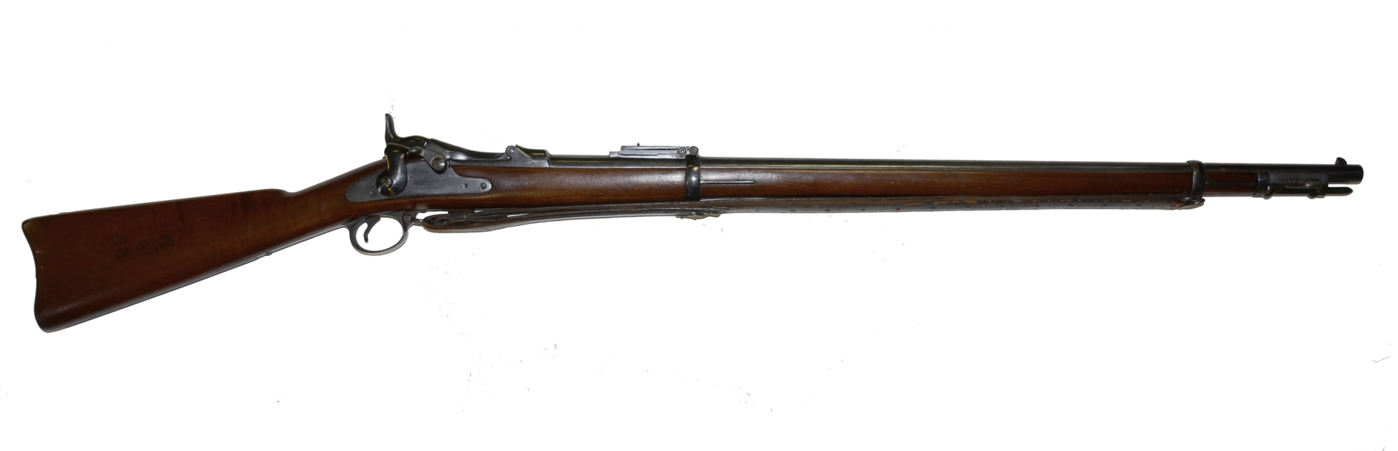 RE-BLUED MODEL 1884 SPRINGFIELD TRAPDOOR RIFLE