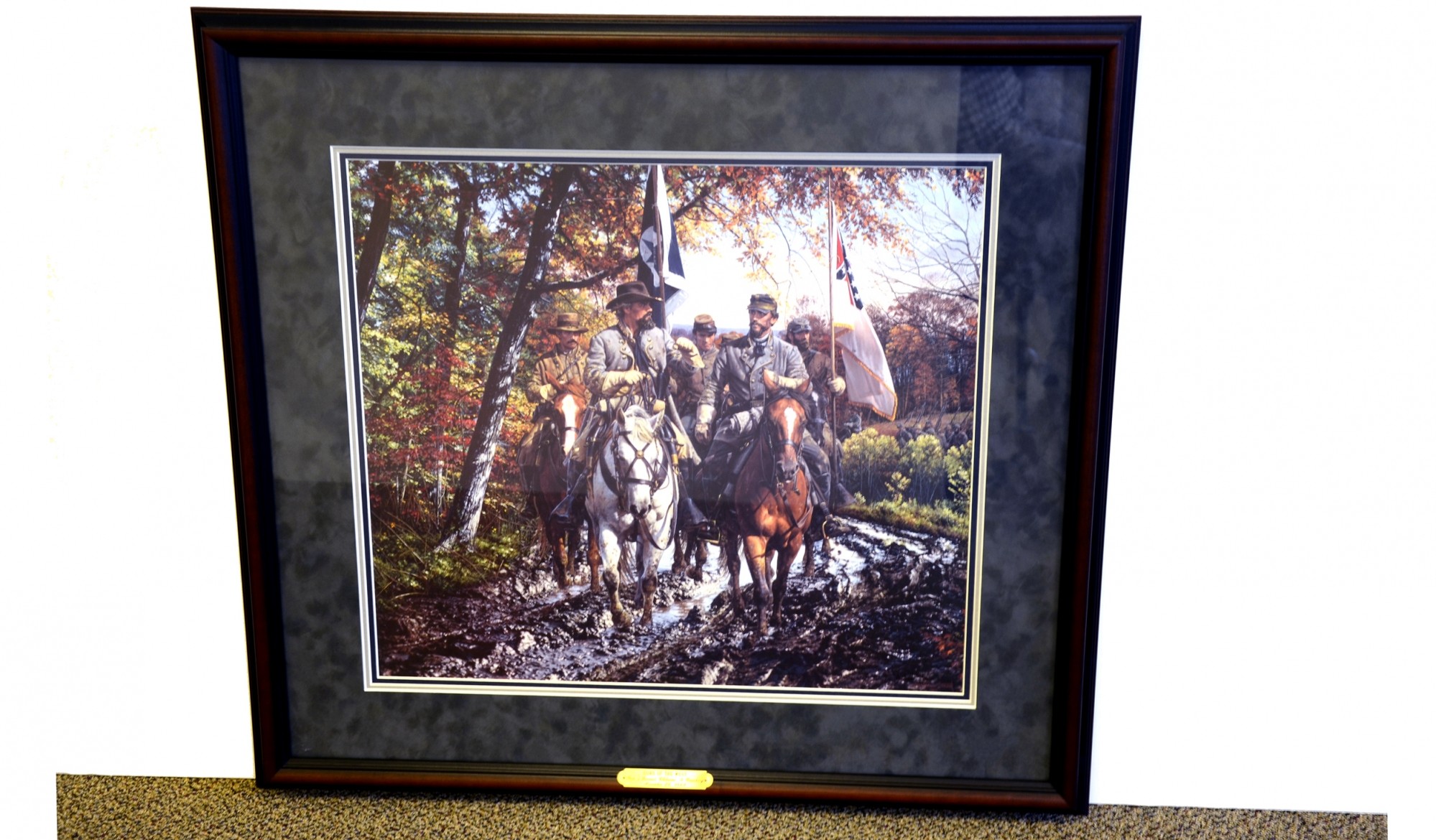 FRAMED PRINT – GUNS OF THE WEST by JOHN PAUL STRAIN